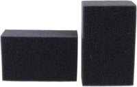 AQUANEAT 2 Pack Aquarium Bio Sponge Filter Media Pad Cut-to-Size Open - 7.5" x 4.7" x 2.75"