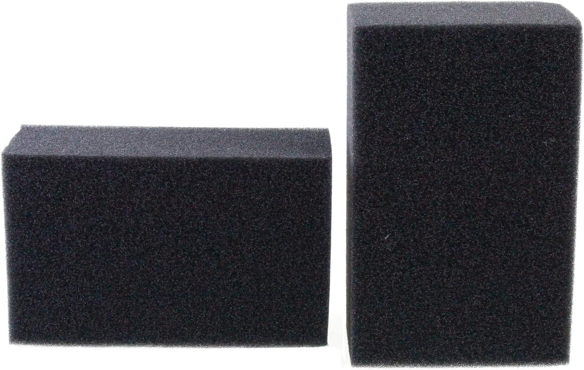 AQUANEAT 2 Pack Aquarium Bio Sponge Filter Media Pad Cut-to-Size Open - 7.5" x 4.7" x 2.75"