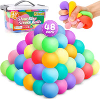 VISCOO 12 Pack Slow Rising Stress Cube - 2in 48p- 12 Colors