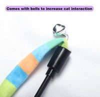 Cat Wand Toys Interactive Kitten Toys for Indoor Cats-2Pcs – Essentials for Cats - 3 PCS - image 2
