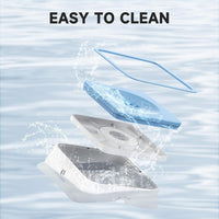 ELS PET No Spill Dog Cat Bowl 35oz 1L Anti Slip Travel Water - 2L / Blue - image 4