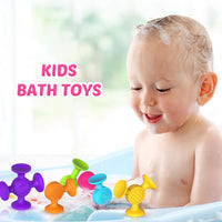 Suction Cup Bath Toys for Kids: 12 Pcs Sensory Suction Bath Toys - image 3