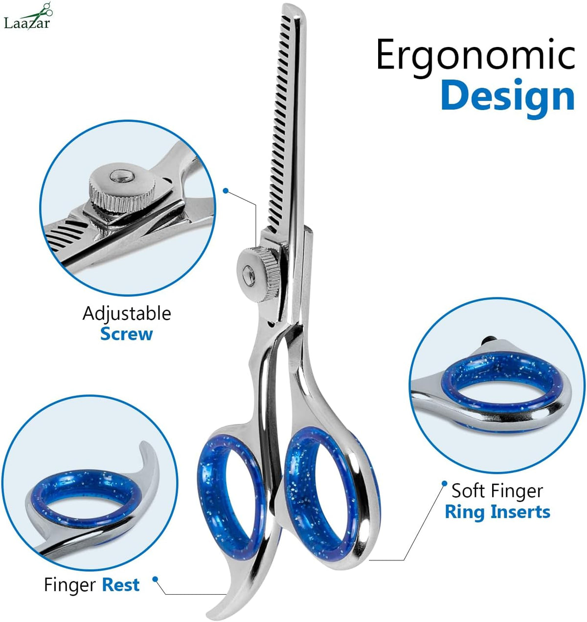 Professional 4.5-Inch Thinning Shears - 4.5 Inch - image 3