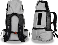 K9 Sport Sack Air 2 - Medium, Light Grey - Ideal for Dogs with 17-19” Back Length - Durable, Breathable Backpack-Style Carrier - Perfect for Walks, Short Hikes & Public Transportation