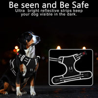 Timos Dog Harness, No Pull Large Sized with 3 Buckles - X-Large / Lock Black - image 4