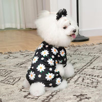 CuteBone Small Dogs Outfit Soft Puppy Onesies Pjs Christmas Dog - Daisy / X-Small - image 4