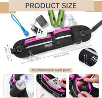 Hands-Free Dog Leash with Pouch - Pink - image 2