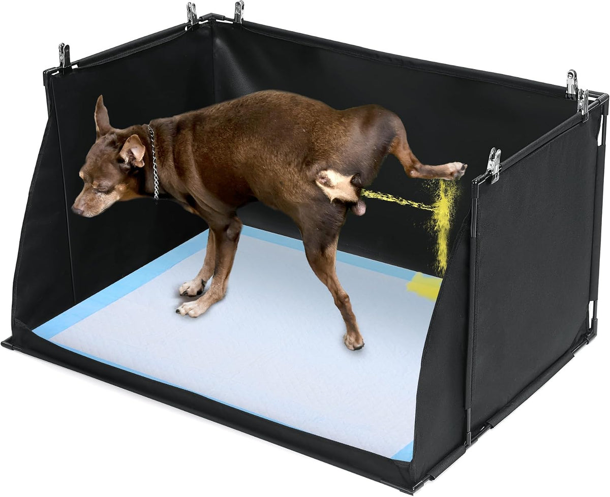 HOMBYS Dog Pee Pad Holder with High Walls - 33.8"L x 28"W x 17.7"H