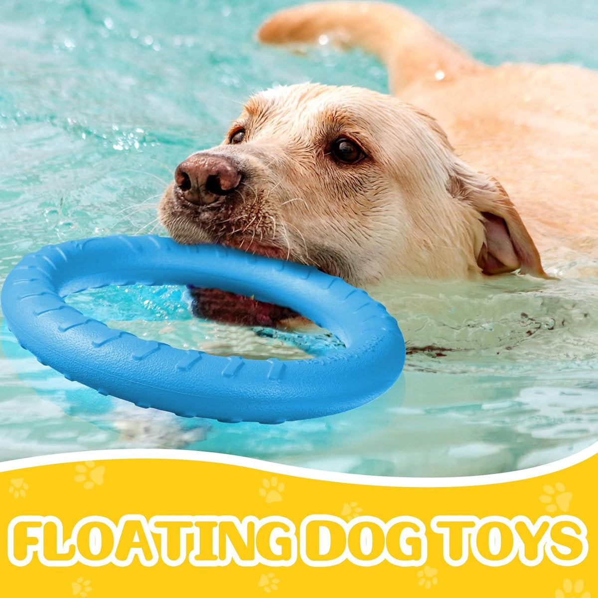 4 Pack 7.48 Inch Dog Ring Toy for Large Medium Dog Training - Multicolored / 7.48 Inch - image 3