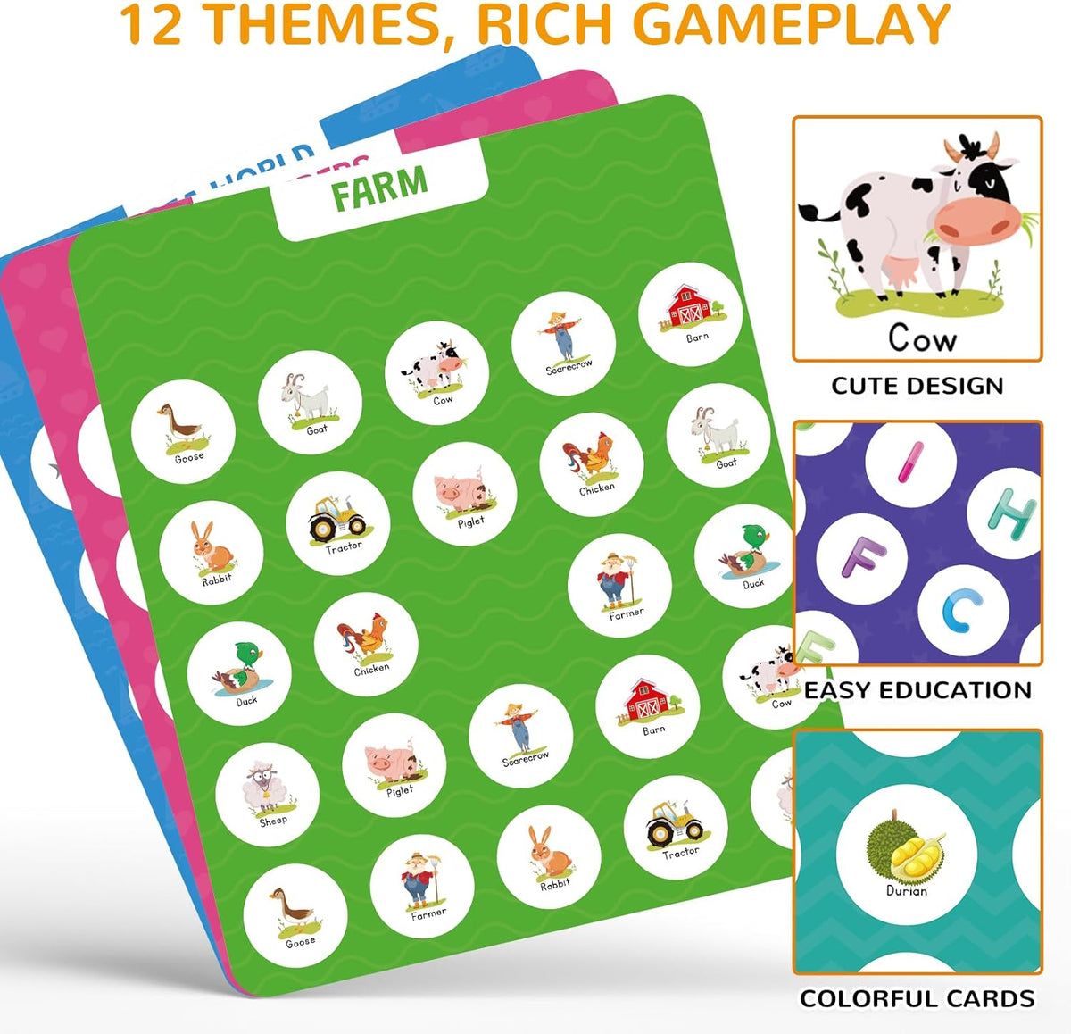 Memory Matching Game for Kids - Blue - image 4