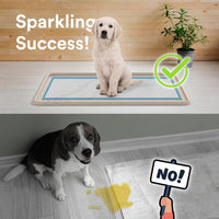 Pee Pad Tray Holder for Dogs - Small / Beige - image 2