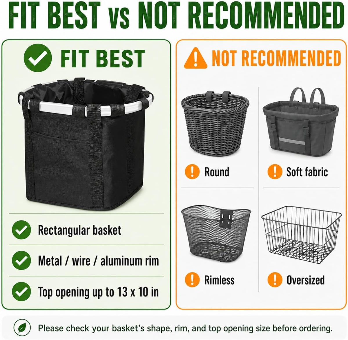 Dog Bike Basket Cover, Drawstring Mesh Pet Safety Cover - 11.4"L x 9.8"W x 10.2"H - image 3
