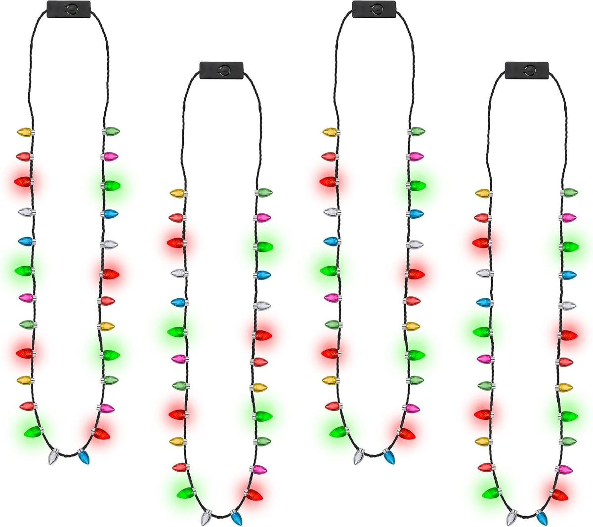 EOBOH 4PCS Christmas Necklaces - 8