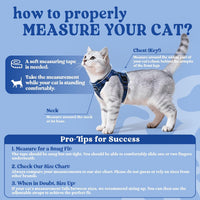 rabbitgoo Cat Harness and Leash Set, Escape Proof Vest - M / Cosmic Ace - image 2