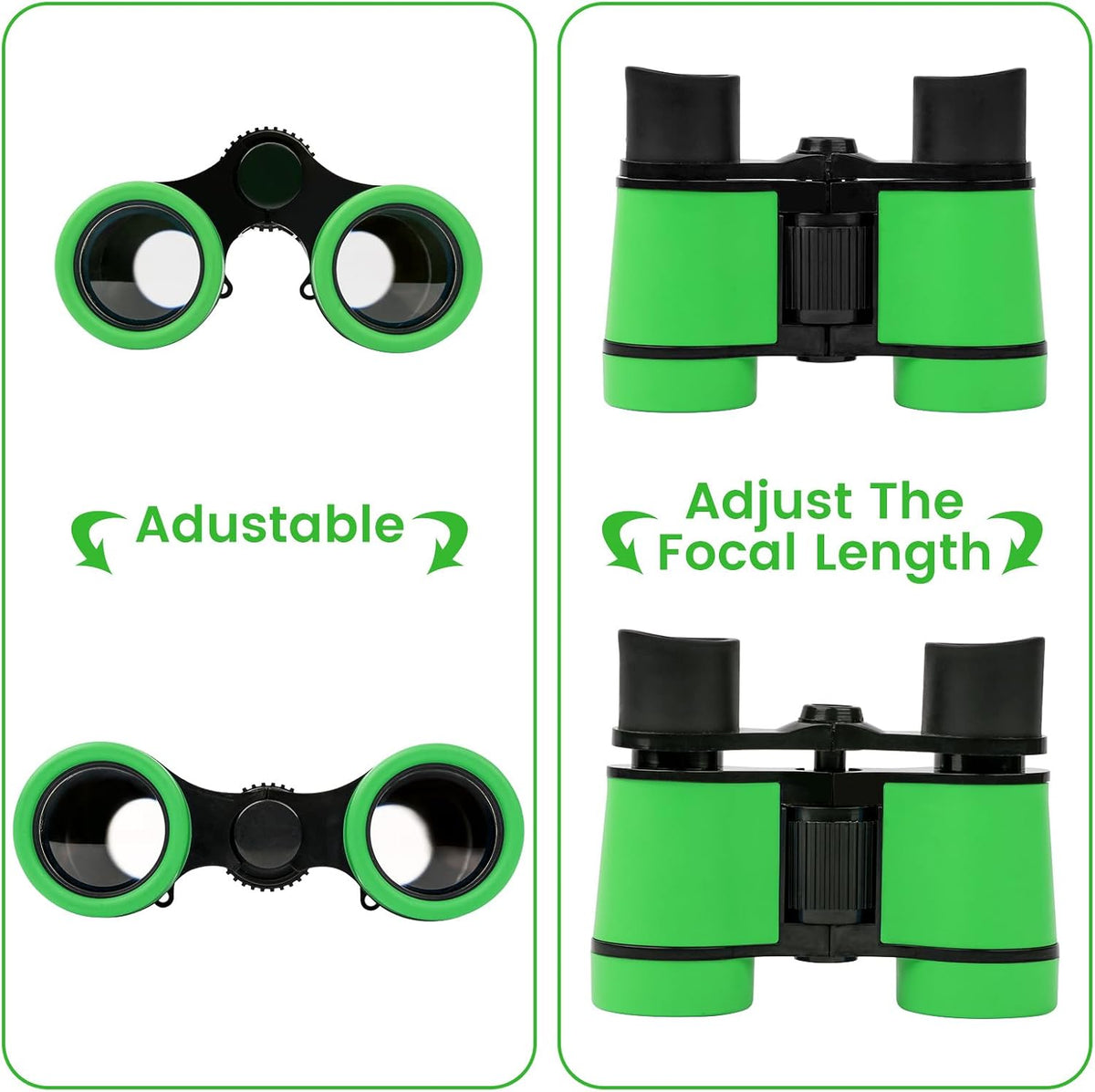 Dr. Anison kids binoculars set in blue with canvas bag and neck strap - view 9