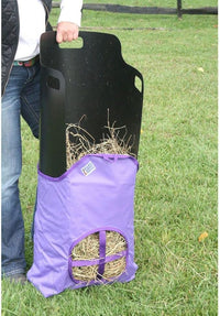 Dura-Tech Nylon Hay Bag for Horses | Color Black | Enhances Digestion with Slow Consumption | Minimizes Hay Waste | Extremely Durable 600 Denier PVC Construction