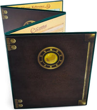 Stratagem The Master's Tome 4-Panel Customizable GM Screen - Green