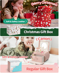 VLANDO 2 Layer Girls Musical Jewelry Box with Ballerina and Large - J.Christmas White - image 2