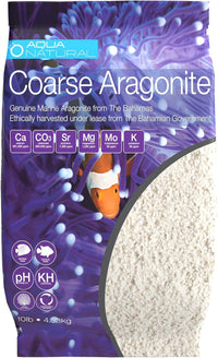 Aqua Natural Aquarium Sand, Coarse Aragonite - 10lb
