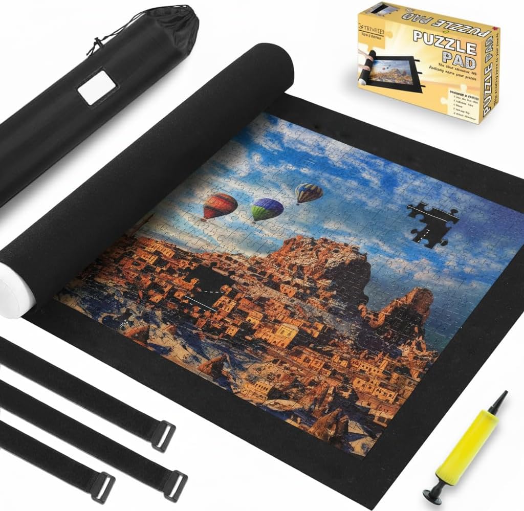 Jigsaw Puzzle Board Roll Up Mats Games Saver Portable Keeper Storage