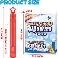 32 Pcs 8 Colors Neon Mini Star Bubble Wand - bubble set - image 2