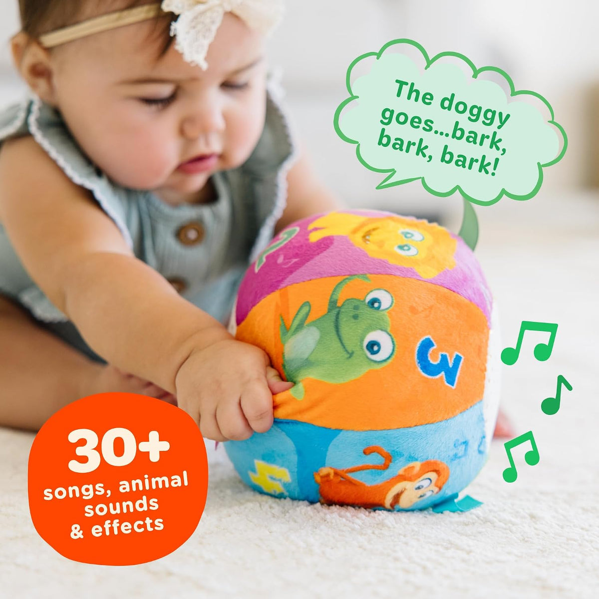 Move2Play, Interactive Baby Ball with 30+ Sounds & Songs - Baby Ball - image 2