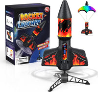 Rceico Rocket Launcher, Model Rocket Kits with Launch Set - Red