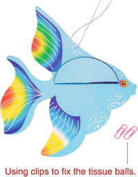 90shine 12PCS Tropical Fish Party Decorations Supplies - image 4