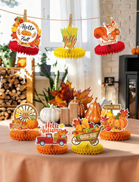 Halloween Table Decorations - 9 PCS Fall - image 2