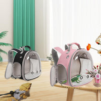 Bearded Dragon Travel Backpack with Harness and Leash Set - Pink / Backpack+LSH Grey - image 4