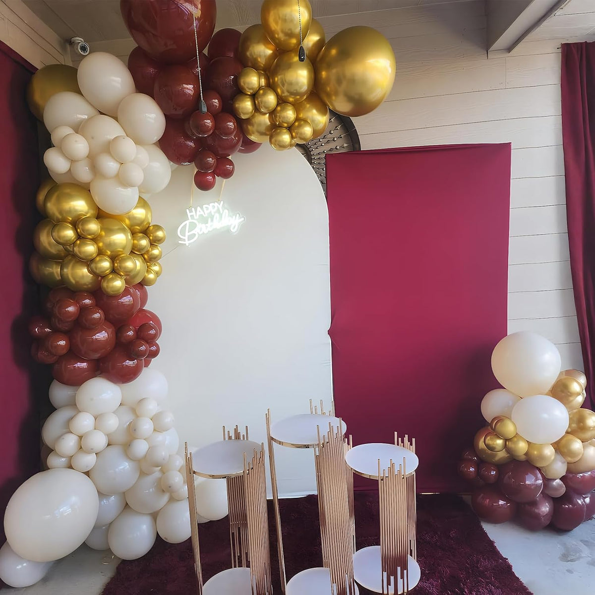 Sage Green Brown Balloons - Red Gold Beige - image 2