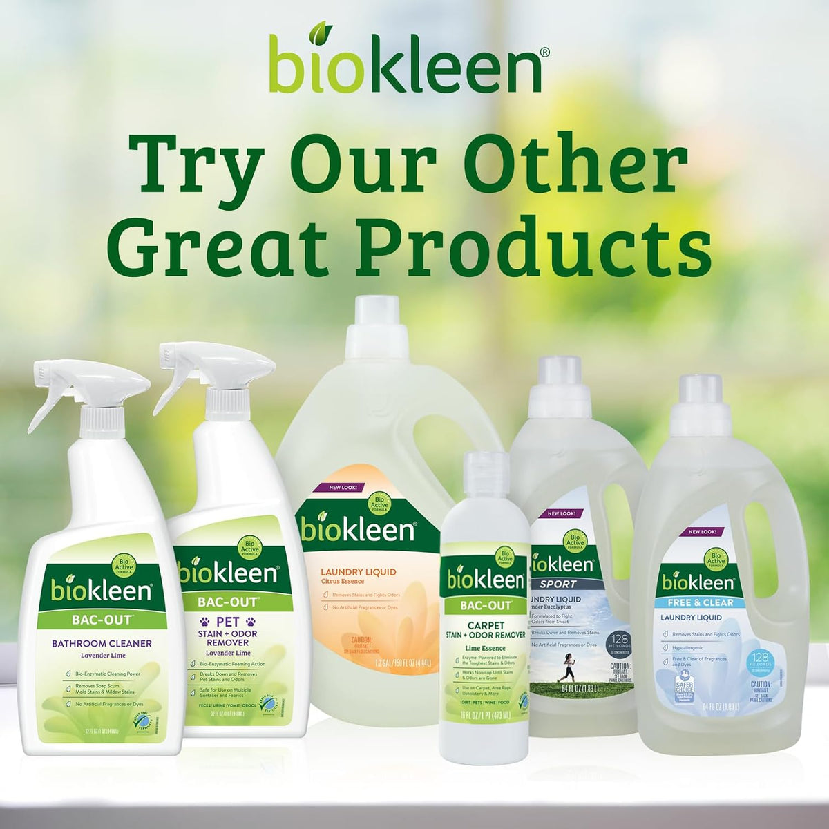 Biokleen Bac-Out Pet Urine Odor Eliminator, Enzymatic, Natural - 128 Oz (Pack of 2) - image 3