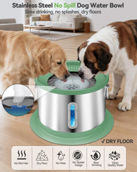 UPSKY 14L No Spill Dog Water Bowl - Deep Green / 14L - image 2