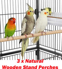 30.5Lx18.5Wx52.5 H Sturdy Wrought Iron Bird Parrot Home Cage On Wheels – Essentials for Birds - Black Vein / 30.5"L x 18.5"W x 52.5"H - image 4