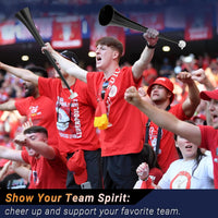 Collapsible Stadium Horn 24 Inch Vuvuzela Trumpet Blow Horns - Black - image 4