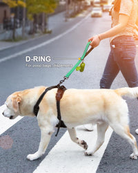 Joytale Short Dog Leash for Close Control & Training, 18" - 1.5 ft / Teal - image 3