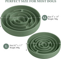 Coomazy Extra Large Slow Feeder Bowl - Avocado Green / XL - image 2
