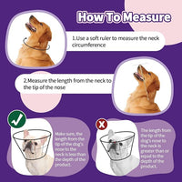 Dog Cone Collar Soft Cone for Medium Dogs After Surgery Adjustable Elizabethan Collar for Dogs to Stop Licking Wounds, Biting Stitches Professional Pet Recovery Cones E-Collar for Dog