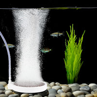 Fish Tank Bubbler, 3.2 Inch Aquarium Air Stone Kit, Nano Quiet Oxygen Diffuser for 20-70 Gallon - 2 Inch, for 2-30 Gal