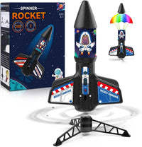 Rocket Launcher for Kids - Self-Launching 200 ft Motorized Outdoor Electric Play Toy, High Flying - Universe