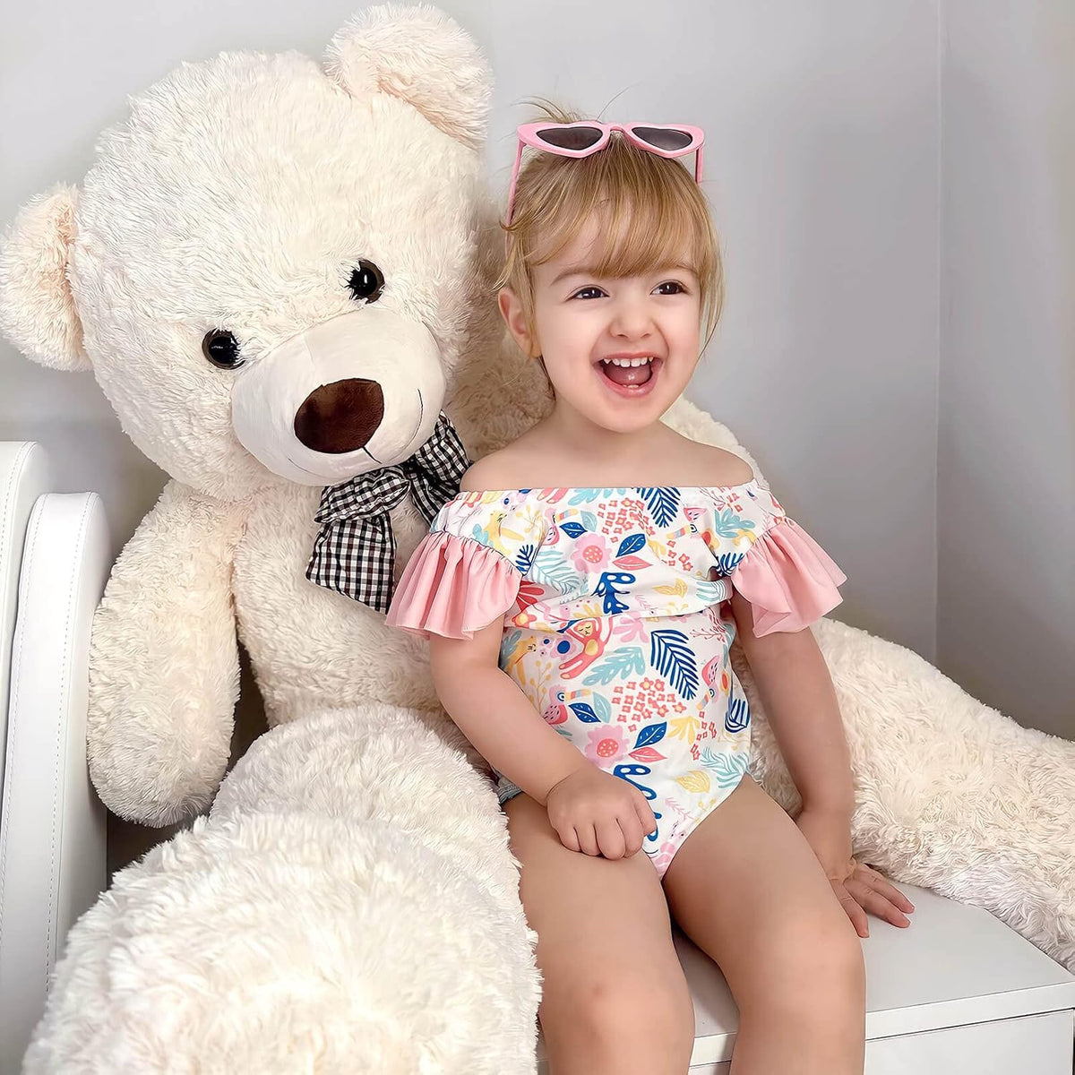 MaoGoLan 47 Inch Giant Teddy Bear - Off-white / 47 inches (Pack of 3) - image 2