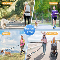 Kytely Hands Free Dog Leash with Zipper Pouch - For 1 Dog / Medium/Large - image 3