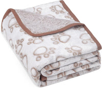 Stuffed Premium Soft Dog Blanket Washable - Brown / M(32x40")