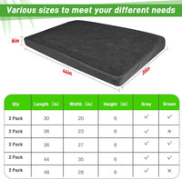 Dog Bed Covers Replacement Washable 100% Waterproof Soft Dog Bed - 44x35inch / Black - image 3