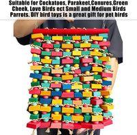 Extra Large Bird Toys for Macaws - COLORFUL - image 4