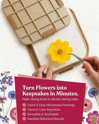 Microwave Flower Press Kit - 9 inch Flower Press Kit - image 2