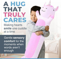 Cuddle Paws Unicorn Plush Body Pillow for Kids, Soft Toy - Unicorn / Medium - 35 Inches - image 3