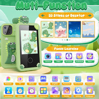 Luyiilo Kids Smart Phone Toys for Boys - Green - image 2