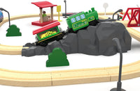 Wooden Train Accessories Battery Operated Locomotive Train - image 4