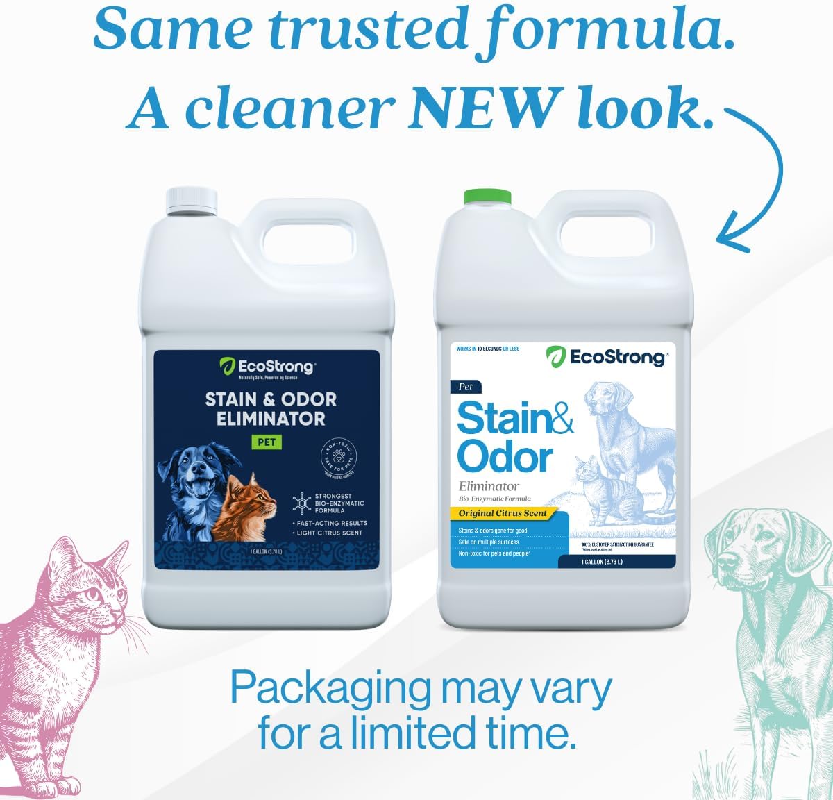 Eco Strong Pet Stain and Odor Remover - Citrus / 128 Fl Oz (Pack of 2) - image 2